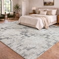 thumbnail image 1 of Addison Rugs Dream Shag Premium Machine Washable Transitional Tribal Taupe Rectangle Rug, 5' x 7'6", 1 of 8
