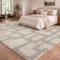 thumbnail image 1 of Addison Rugs Dream Shag Premium Machine Washable Transitional Contemporary Tan Rectangle Rug, 8' x 10', 1 of 8