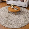 thumbnail image 1 of Addison Rugs Dream Shag Premium Machine Washable Transitional Small Diamonds Gray Round Rug, 8' x 8', 1 of 8