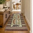 thumbnail image 1 of Addison Rugs Dream Shag Premium Machine Washable Transitional Stripes/cabin Multi Runner Rug, 2'3" x 7'6", 1 of 8