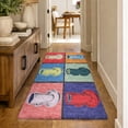thumbnail image 1 of Addison Rugs Dream Shag Premium Machine Washable Transitional Coffee Mugs Kaleidoscope Runner Rug, 2'3" x 7'6", 1 of 8