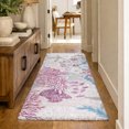 thumbnail image 1 of Addison Rugs Dream Shag Premium Machine Washable Transitional Coral Raspberry Runner Rug, 2'3" x 7'6", 1 of 8