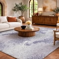 thumbnail image 1 of Addison Rugs Dream Shag Premium Machine Washable Transitional Coral Purple Rectangle Rug, 3' x 5', 1 of 8
