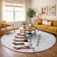 thumbnail image 1 of Addison Rugs Dream Shag Premium Machine Washable Transitional Stockings Gray Round Rug, 8' x 8', 1 of 8
