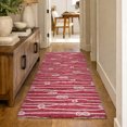 thumbnail image 1 of Addison Rugs Dream Shag Premium Machine Washable Transitional Rope Red Runner Rug, 2'3" x 7'6", 1 of 8