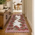 thumbnail image 1 of Addison Rugs Dream Shag Premium Machine Washable Transitional Apple Border Apple Runner Rug, 2'3" x 7'6", 1 of 8