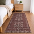 thumbnail image 1 of Addison Rugs Dream Shag Premium Machine Washable Transitional Tribal, Boho Canyon Runner Rug, 2'3" x 7'6", 1 of 8