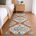 thumbnail image 1 of Addison Rugs Dream Shag Premium Machine Washable Traditional Tribal Clay Runner Rug, 2'3" x 7'6", 1 of 8