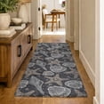 thumbnail image 1 of Addison Rugs Dream Shag Premium Machine Washable Transitional Shells Midnight Runner Rug, 2'3" x 7'6", 1 of 8