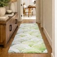 thumbnail image 1 of Addison Rugs Dream Shag Premium Machine Washable Transitional Arches Green Runner Rug, 2'3" x 7'6", 1 of 8