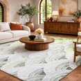 thumbnail image 1 of Addison Rugs Dream Shag Premium Machine Washable Transitional Arches Green Rectangle Rug, 3' x 5', 1 of 8