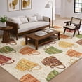 thumbnail image 1 of Addison Rugs Dream Shag Premium Machine Washable Transitional Tea Cups Multi Rectangle Rug, 8' x 10', 1 of 8