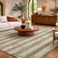 thumbnail image 1 of Addison Rugs Dream Shag Premium Machine Washable Transitional Starfish Tan Rectangle Rug, 3' x 5', 1 of 8