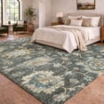 thumbnail image 1 of Addison Rugs Dream Shag Premium Machine Washable Traditional Ornate Forest Rectangle Rug, 5' x 7'6", 1 of 8