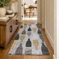 thumbnail image 1 of Addison Rugs Dream Shag Premium Machine Washable Transitional Wine Bottles Gray Runner Rug, 2'3" x 7'6", 1 of 8