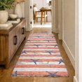 thumbnail image 1 of Addison Rugs Dream Shag Premium Machine Washable Transitional Starfish Coral Runner Rug, 2'3" x 7'6", 1 of 8