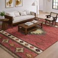 thumbnail image 1 of Addison Rugs Dream Shag Premium Machine Washable Transitional Aztec Spice Rectangle Rug, 9' x 12', 1 of 8