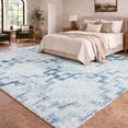 thumbnail image 1 of Addison Rugs Dream Shag Premium Machine Washable Transitional Tribal Blue Rectangle Rug, 9' x 12', 1 of 8