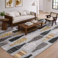 thumbnail image 1 of Addison Rugs Dream Shag Premium Machine Washable Transitional Wine Bottles Gray Rectangle Rug, 3' x 5', 1 of 8