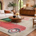 thumbnail image 1 of Addison Rugs Dream Shag Premium Machine Washable Transitional Truck & Tree Red Rectangle Rug, 3' x 5', 1 of 8