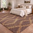 thumbnail image 1 of Addison Rugs Dream Shag Premium Machine Washable Transitional Tribal, Diamond Canyon Rectangle Rug, 9' x 12', 1 of 8