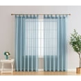 thumbnail image 1 of Addison Sheer Tab Top Curtain Panels, 1 of 4