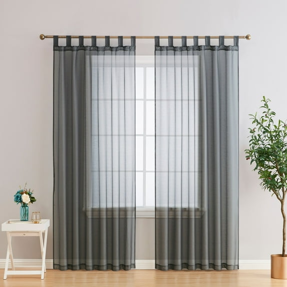Addison Sheer Tab Top Curtain Panels