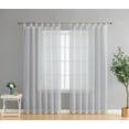 thumbnail image 1 of Addison Sheer Tab Top Curtain Panels, 1 of 4