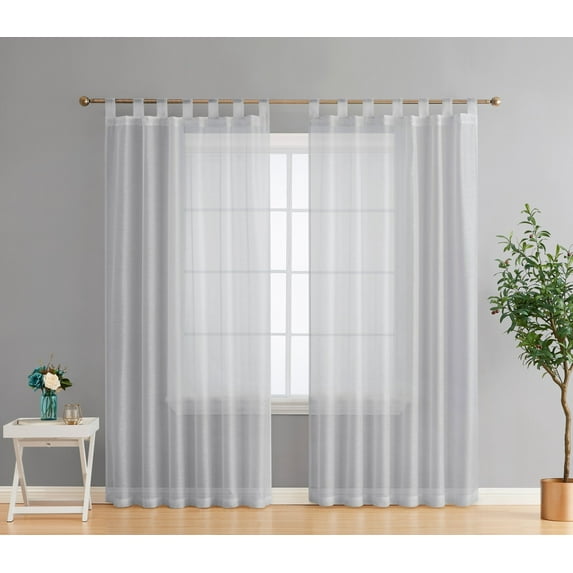 Addison Sheer Tab Top Curtain Panels