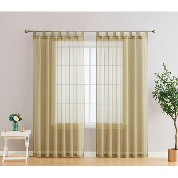 Addison Sheer Tab Top Curtain Panels
