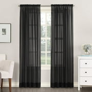 Addison Sheer Voile Solid Panels, 54  x 84  2 Panels