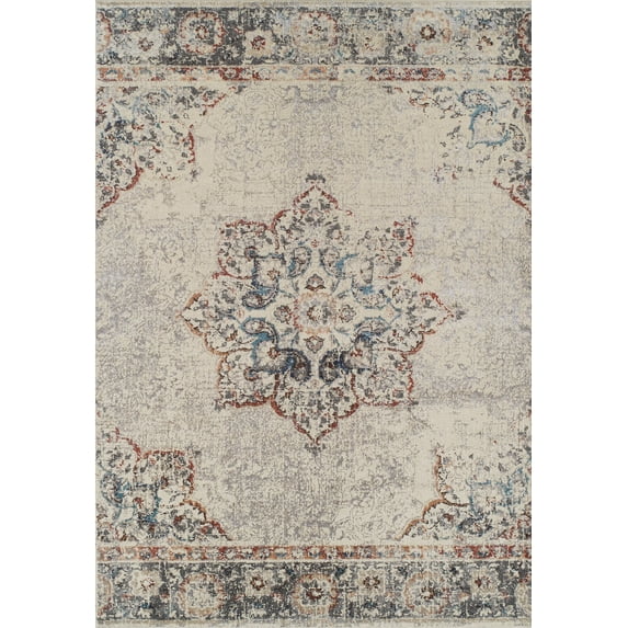 Addison Sheffield Snowflake Medallion Multi Area Rug