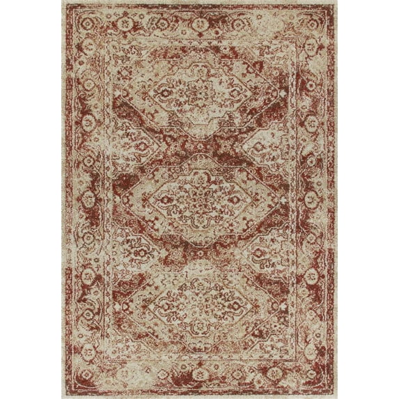 Addison Tobin Distressed Palace Rust Area Rug