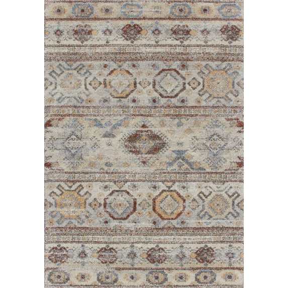 Addison Tobin Moroccan Boho Ivory Area Rug