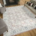 thumbnail image 1 of Addison Traditional 5' x 7' Rust and Cream Polypropylene Indoor Area Rug, 1 of 8