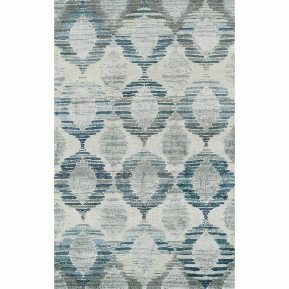 Addison Wellington Weathered Horizontal Blue Area Rug