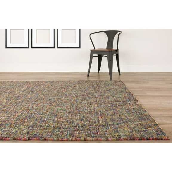 Addison Winslow Active Solid Multi 3'6" x 5'6" Area Rug