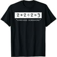 thumbnail image 1 of Addition Division Subtraction Equals Math Learning Ability T-Shirt Black Large, 1 of 4