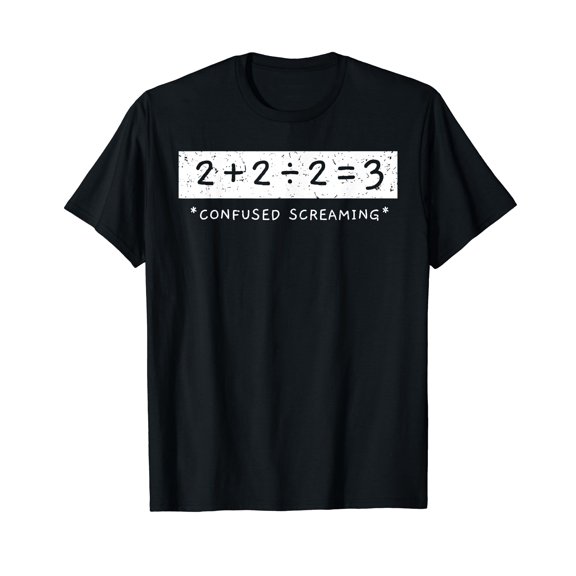 Addition Division Subtraction Equals Math Learning Ability T-Shirt