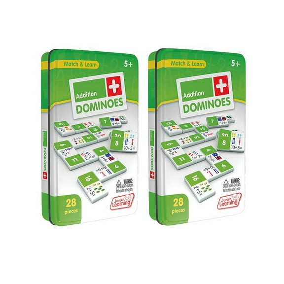 JUNIOR LEARNING Addition Dominoes, 2 Sets