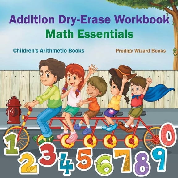 Addition Dry-Erase Workbook Math Essentials Children's Arithmetic Books, (Paperback)