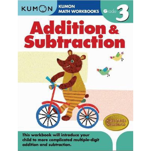 Pre-Owned Kumon Grade 3 Addition & Subtraction (Paperback) 1933241535 9781933241531