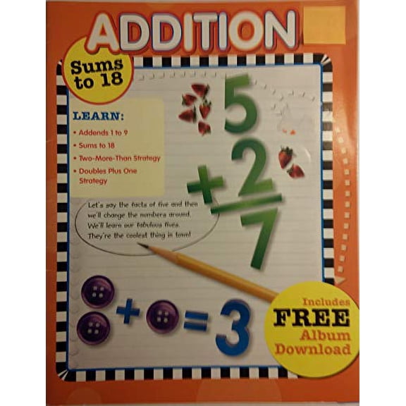 Addition Sums to 18 - Ages 5+ [Paperback] Bendon Publishing, Intl