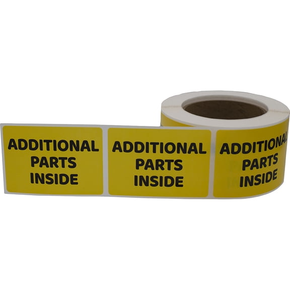 Additional Parts Inside Shipping Warehouse Labels | 2.5 x 3.5 - 500 Pack