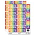 thumbnail image 1 of Additional Postage Required Mail Sticker Set - Rainbow - Gloss Finish - 2.00" Large, 1 of 7