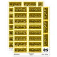 thumbnail image 1 of Additional Postage Required Mail Sticker Set - Yellow - Matte Finish - 2.00" Large, 1 of 7