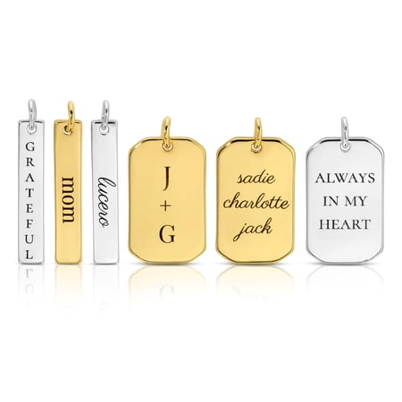 Additional Rectangle Gold Tag Charm price history and forecast - Walmart Custom PRGift;8468