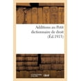 thumbnail image 1 of Additions Au Petit Dictionnaire de Droit (Paperback), 1 of 1
