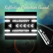 Addmotor 1pcs Reflective Battery Pad, Frame Bicycle Bike Battery Protector Guard Cover Black
