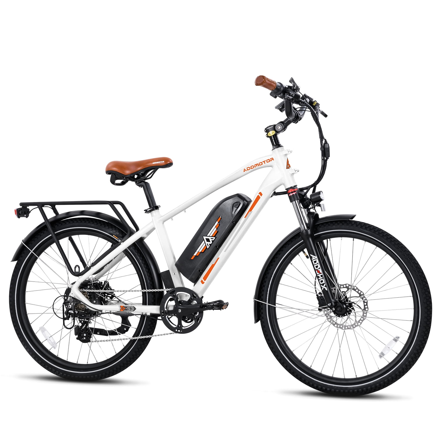 RCB 500W Electric Bike 26 Electric Bicycle for Adults with 36V/12 Ah  Removable Battery, Electric Bicycle E-bike up to 56 miles for Man Woman 
